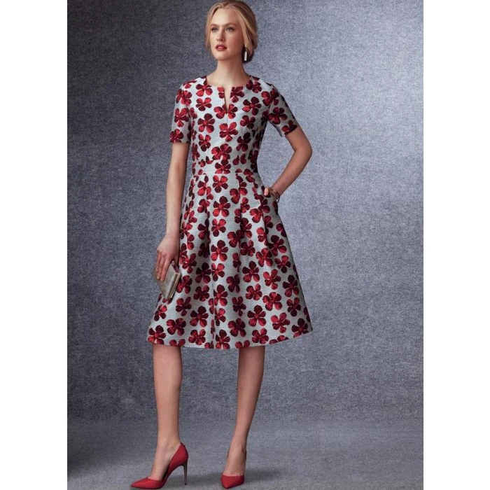 Vogue Sewing Pattern 1737 (E5) - Misses Dress V1737E5 14-22 V1737E5 14-22 - Image 4