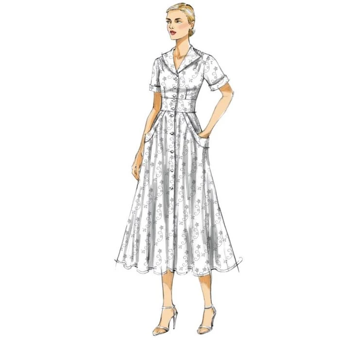 Vogue Sewing Pattern 8577 (FF) - Misses Dress 16-22 V8577 16-22 - Image 6