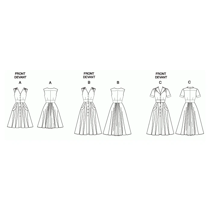 Vogue Sewing Pattern 8577 (FF) - Misses Dress 16-22 V8577 16-22 - Image 7