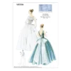 Vogue Sewing Pattern 8729 (AA) - Misses Dress & Underskirt 6-12 V8729 6-12