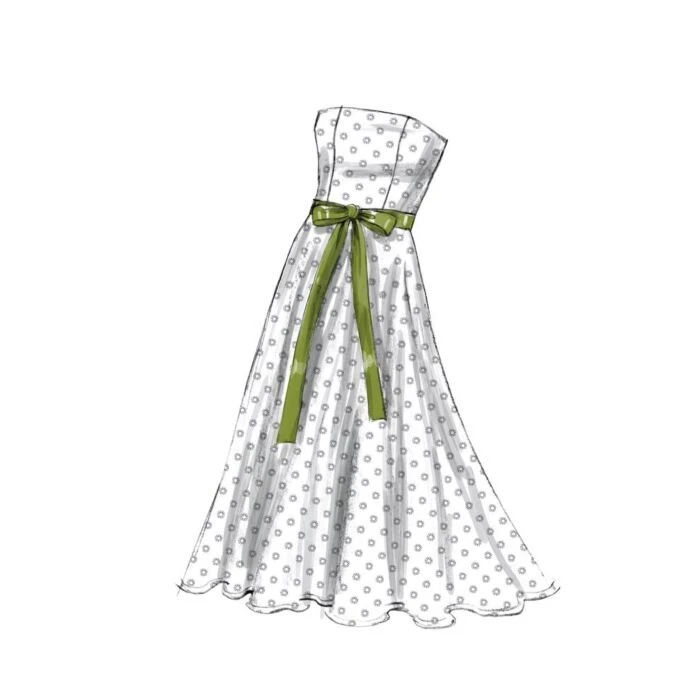 Vogue Sewing Pattern 8766 (AA) - Misses & Petite Dress 6-12 V8766 6-12 - Image 9