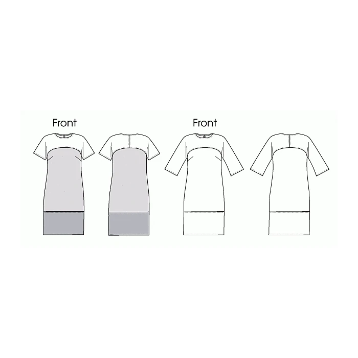 Vogue Sewing Pattern 8805 (F5) - Misses Dress 16-24 V8805 16-24