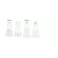 Vogue Sewing Pattern 8814 (E5) - Misses Dress 14-22 V8814 14-22