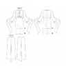 Vogue Sewing Pattern 8825 (B5) - Misses Tunic Dress & Pants 8-16 V8825 8-16