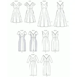 Vogue Sewing Pattern 8997 (E5) - Misses Dress 14-22 V8997 14-22