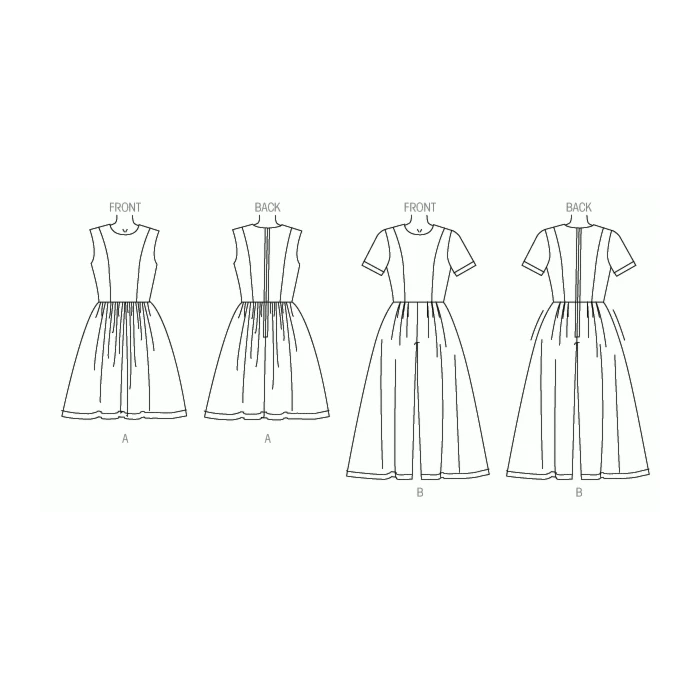 Vogue Sewing Pattern 9075 (A5) - Misses & Petite Dress & Jumpsuit 6-14 V9075 6-14 - Image 7