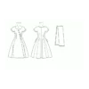 Vogue Sewing Pattern 9105 (A5) - Misses Dress & Sash V9105 6-14 V9105 6-14