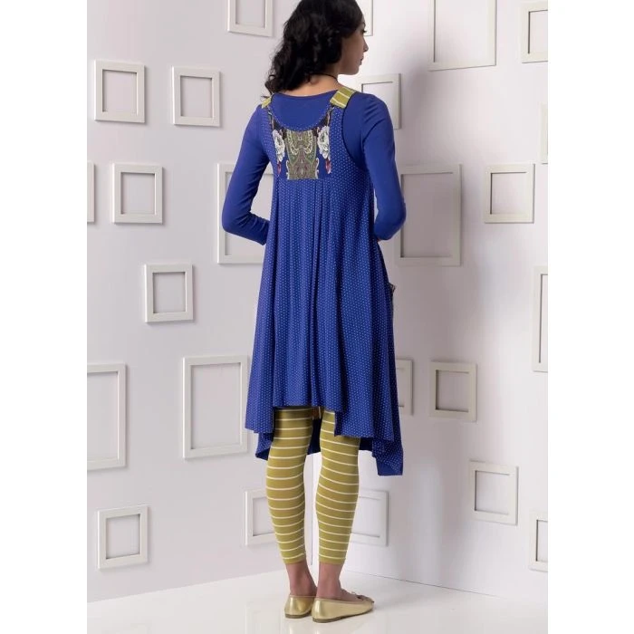 Vogue Sewing Pattern 9108 (ZZ) - Misses Top Dress & Leggings L-XXL V9108 L-XXL - Image 4