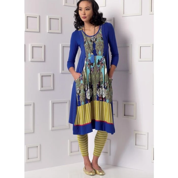 Vogue Sewing Pattern 9108 (Y) - Misses Top Dress & Leggings V9108 S-M V9108 S-M - Image 5