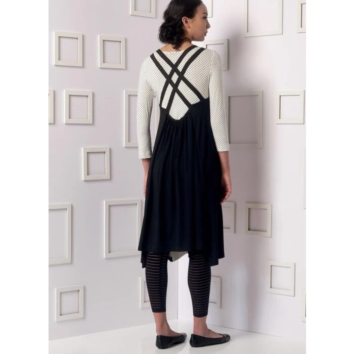 Vogue Sewing Pattern 9108 (Y) - Misses Top Dress & Leggings V9108 S-M V9108 S-M - Image 7