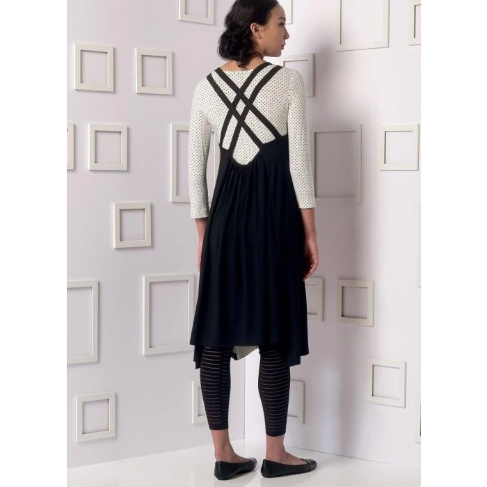 Vogue Sewing Pattern 9108 (ZZ) - Misses Top Dress & Leggings L-XXL V9108 L-XXL - Image 7