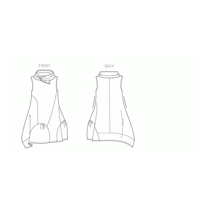 Vogue Sewing Pattern 9112 (Y) - Misses Dress V9112 S-M V9112 S-M - Image 12