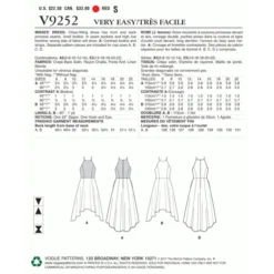 Vogue Sewing Pattern 9525 (A5) - Misses Princess Seam Dress 6-14 V9252 6-14