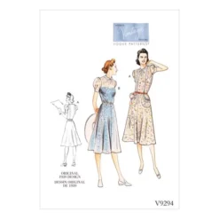 Vogue Sewing Pattern 9294 (E5) - Misses Dress 14-22 V9294 14-22