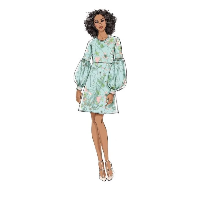 Vogue Sewing Pattern 9344 (A5) - Misses Dress 6-14 V9344 6-14 - Image 3