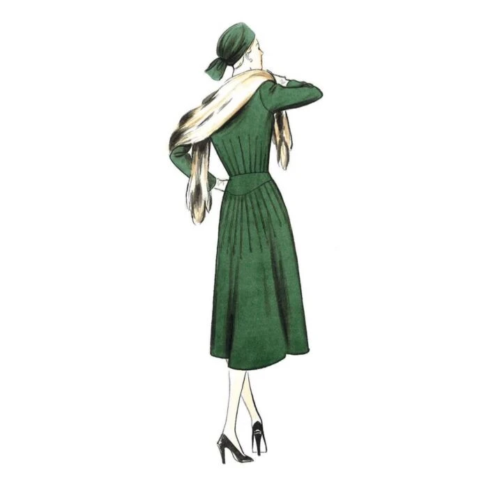 Vogue Sewing Pattern 9346 (A5) - Misses Dress 6-14 V9346 6-14 - Image 3