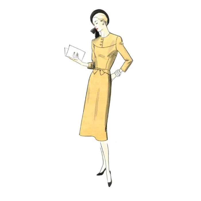 Vogue Sewing Pattern 9346 (A5) - Misses Dress 6-14 V9346 6-14 - Image 4