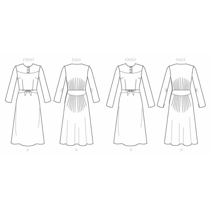 Vogue Sewing Pattern 9346 (A5) - Misses Dress 6-14 V9346 6-14 - Image 9