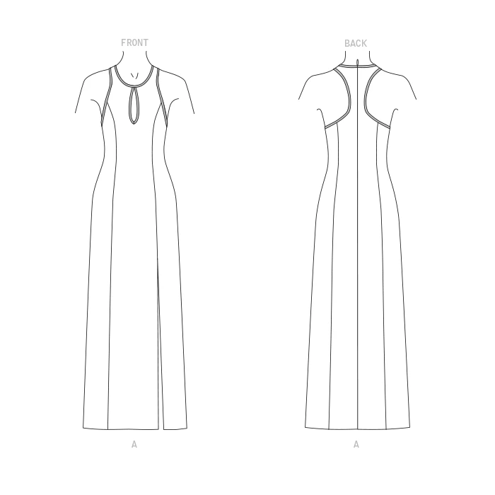 Vogue Sewing Pattern 1692 (F5) - Misses Special Occasion Dress 16-24 V1692F5 16-24 - Image 7