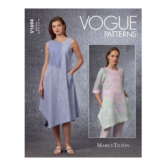 Vogue Sewing Pattern 1694 (F5) - Misses Tunic & Dress 16-24 V1694F5 16-24 - Image 6