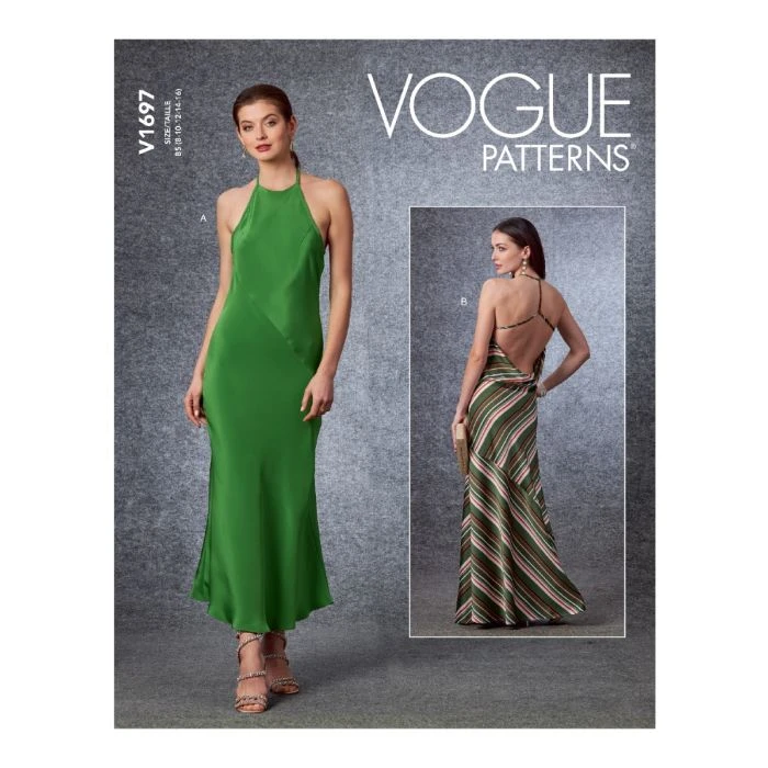Vogue Sewing Pattern 1697 (F5) - Misses Special Occasion Dress 16-24 V1697F5 16-24 - Image 7