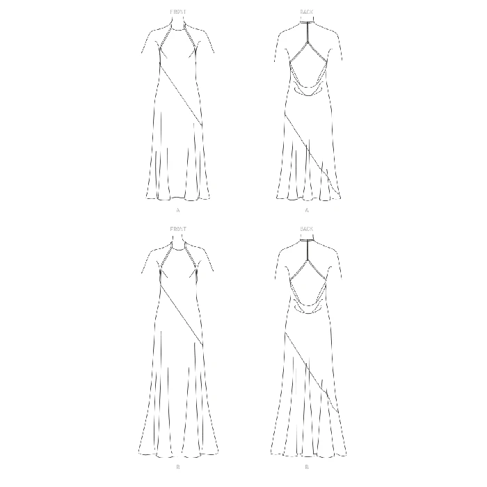 Vogue Sewing Pattern 1697 (B5) - Misses Special Occasion Dress 8-16 V1697B5 8-16 - Image 8