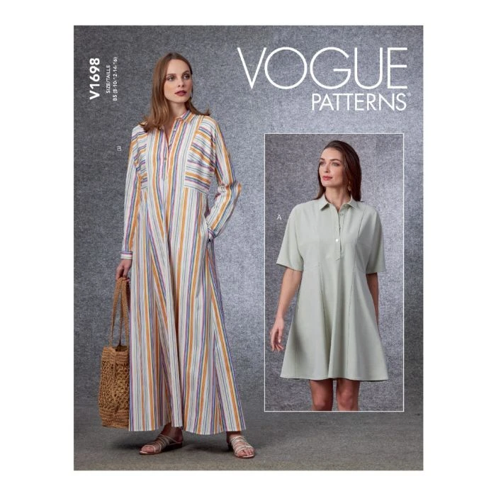 Vogue Sewing Pattern 1698 (F5) - Misses Dress 16-24 V1698F5 16-24 - Image 6