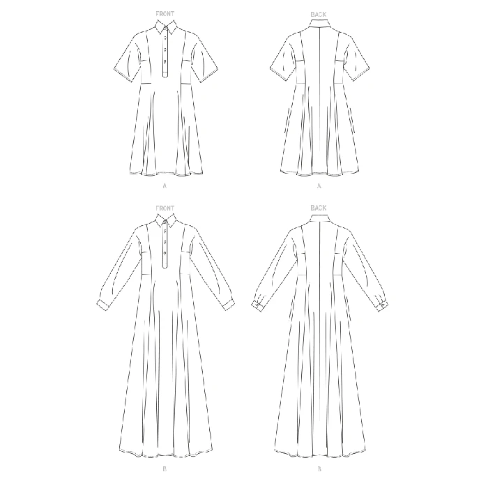 Vogue Sewing Pattern 1698 (F5) - Misses Dress 16-24 V1698F5 16-24 - Image 7