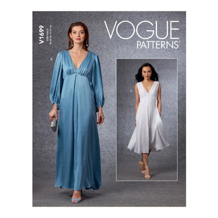Vogue Sewing Pattern 1699 (F5) - Misses Dress 16-24 V1699F5 16-24 - Image 6