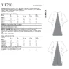 Vogue Sewing Pattern 1720 (A) - Misses Dress S-XXL V1720A S-XXL