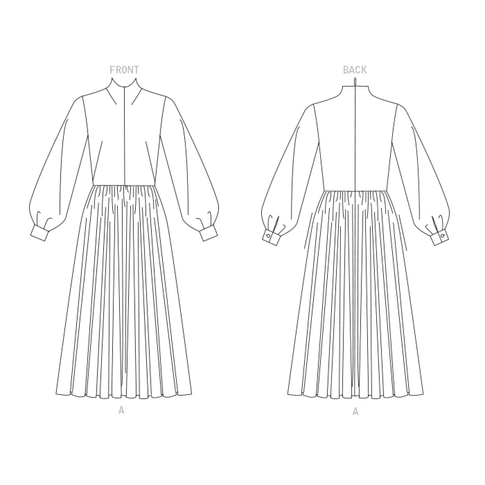 Vogue Sewing Pattern 1721 (F5) - Misses Dress 16-24 V1721F5 16-24 - Image 5