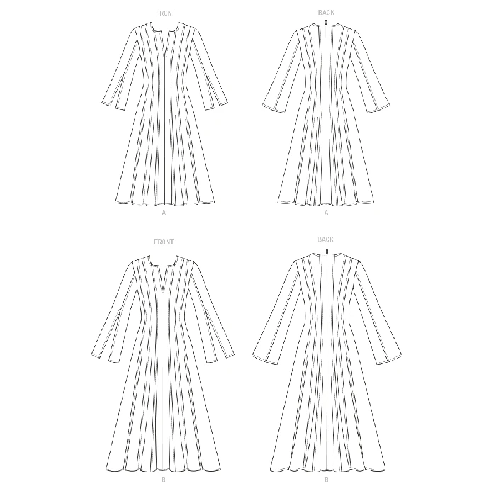 Vogue Sewing Pattern 1724 (F5) - Misses Dress 16-24 V1724F5 16-24 - Image 8