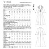 Vogue Sewing Pattern 1738 (A5) - Misses Fit & Flare Dress 6-14 V1738A5 6-14