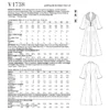 Vogue Sewing Pattern 1738 (E5) - Misses Fit & Flare Dress 14-22 V1738E5 14-22