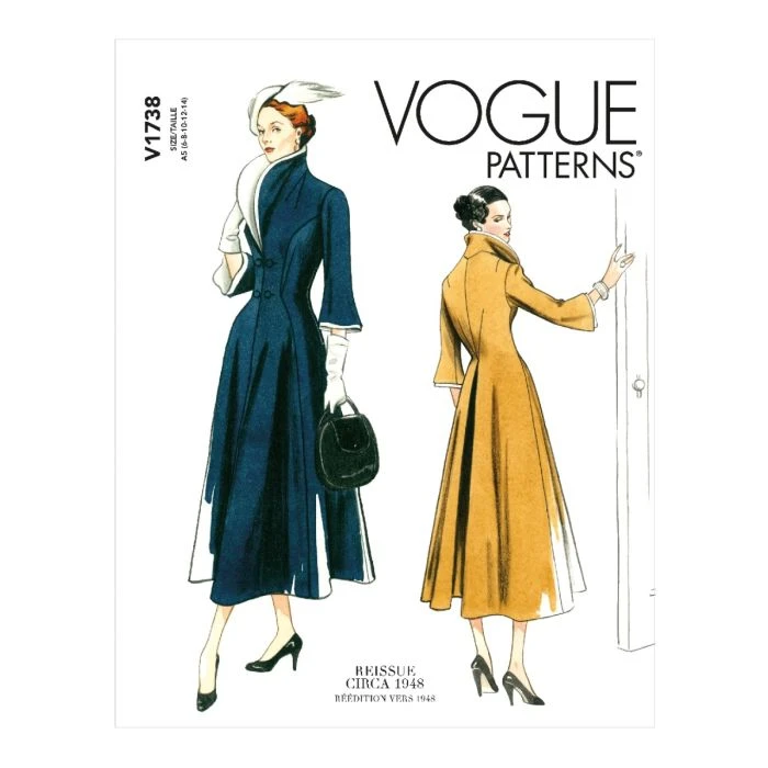 Vogue Sewing Pattern 1738 (E5) - Misses Fit & Flare Dress 14-22 V1738E5 14-22 - Image 2