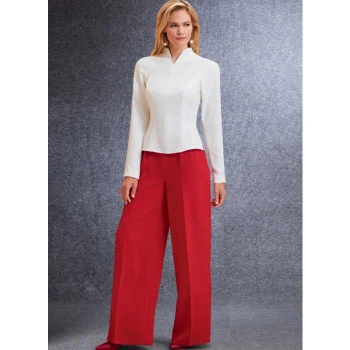 Vogue Sewing Pattern 1741 (A5) - Misses Jacket Top Dress & Pants 6-14 V1741A5 6-14 - Image 6