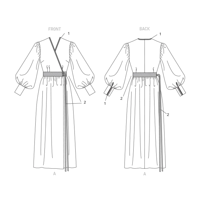 Vogue Sewing Pattern 1762 (B5) - Misses Special Occasion Dress 8-16 V1762B5 8-16 - Image 6