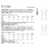Vogue Sewing Pattern 1799 (ZZ) - Misses Dress V1799ZZ L-XXL V1799ZZ L-XXL