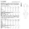 Vogue Sewing Pattern 1800 (Y) - Misses Dress V1800Y XS-M V1800Y XS-M