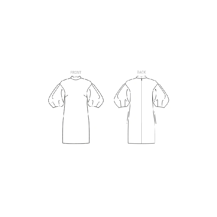 Vogue Sewing Pattern 1800 (ZZ) - Misses Dress V1800ZZ L-XXL V1800ZZ L-XXL - Image 3