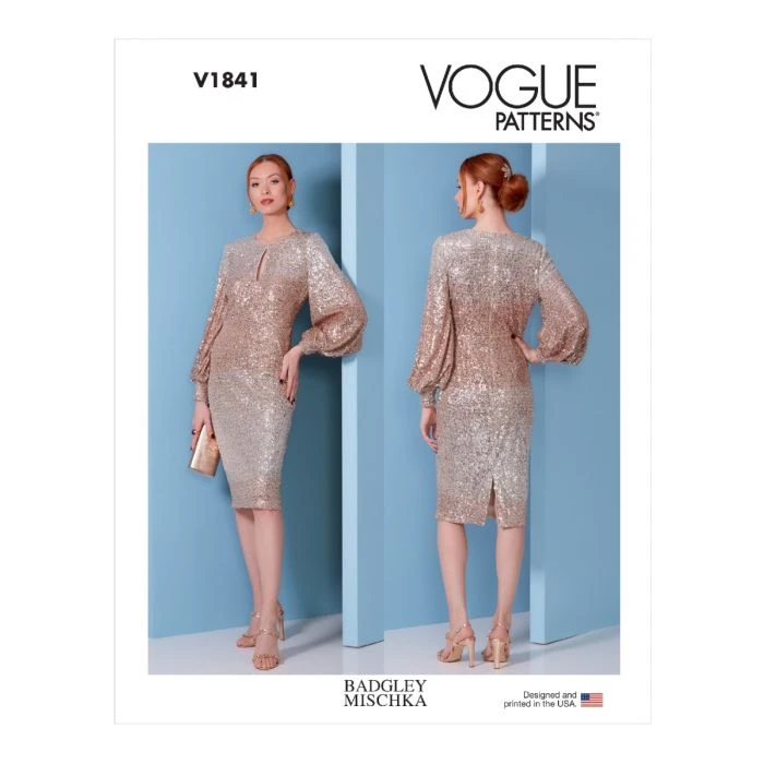 Vogue Sewing Pattern 1841 (B5) - Misses Petite Occasion Dress 8-16 V1841B5 8-16 - Image 2