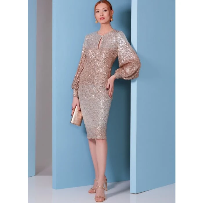 Vogue Sewing Pattern 1841 (B5) - Misses Petite Occasion Dress 8-16 V1841B5 8-16 - Image 4