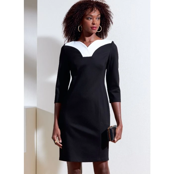 Vogue Sewing Pattern 1858 (F5) - Misses Petite Dress 16-24 V1858F5 16-24 - Image 4