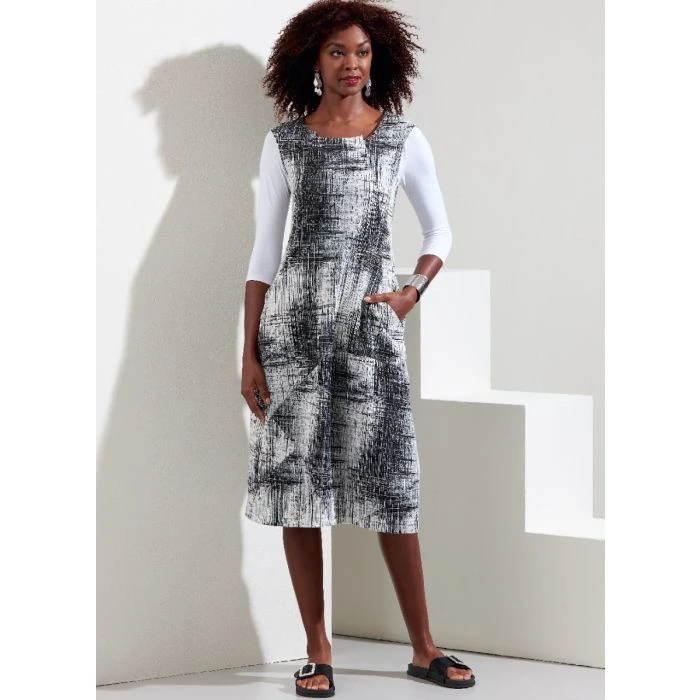 Vogue Sewing Pattern 1860 (A5) - Misses Dress & Knit Top 6-14 V1860A5 6-14 - Image 4