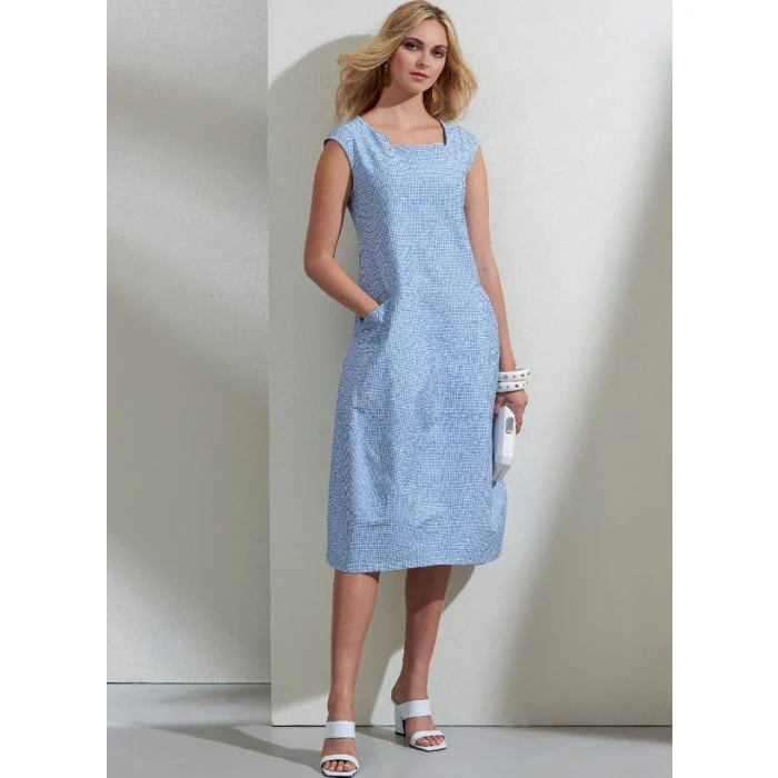 Vogue Sewing Pattern 1860 (A5) - Misses Dress & Knit Top 6-14 V1860A5 6-14 - Image 5