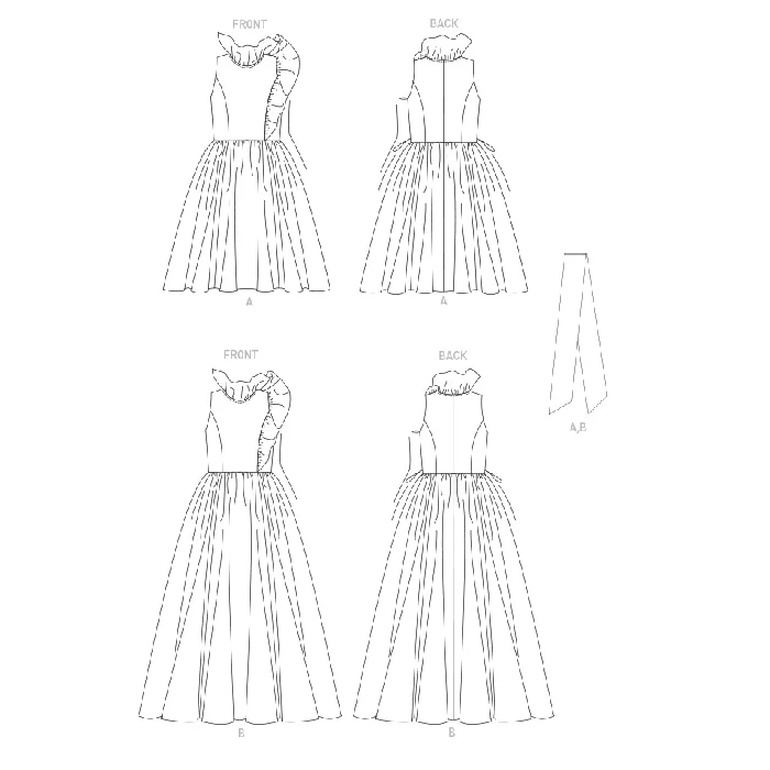 Vogue Sewing Pattern 1861 (F5) - Misses Special Occasion Dress 16-24 V1861F5 16-24 - Image 3