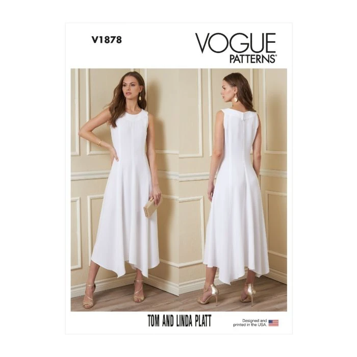 Vogue Sewing Pattern 1878 (A5) - Misses Dress 6-14 - Image 2
