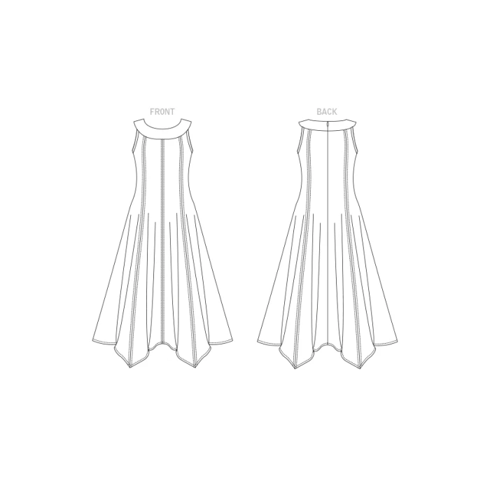 Vogue Sewing Pattern 1878 (A5) - Misses Dress 6-14 - Image 3