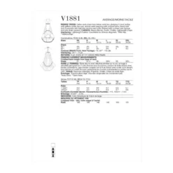 Vogue Sewing Pattern 1881 (Y) - Misses Dress XS-M