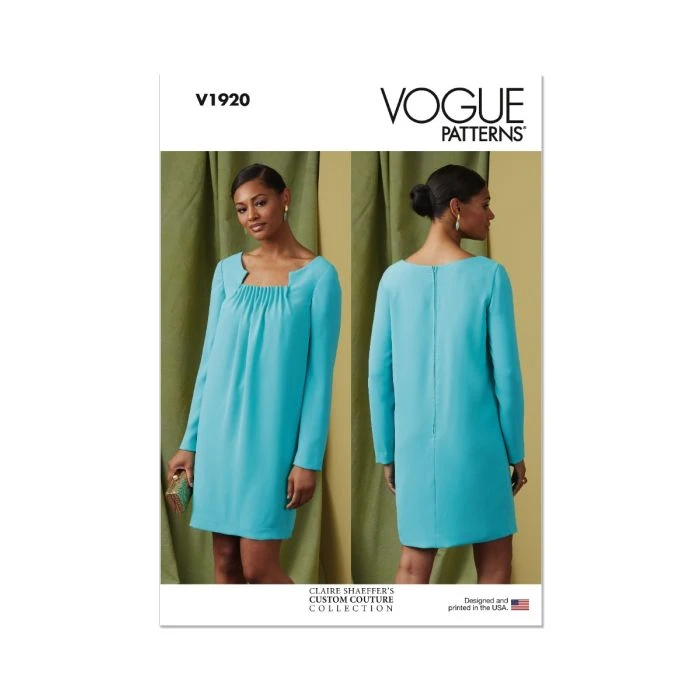 Vogue Sewing Pattern 1920 (A5) - Misses Dress 6-14 - Image 5